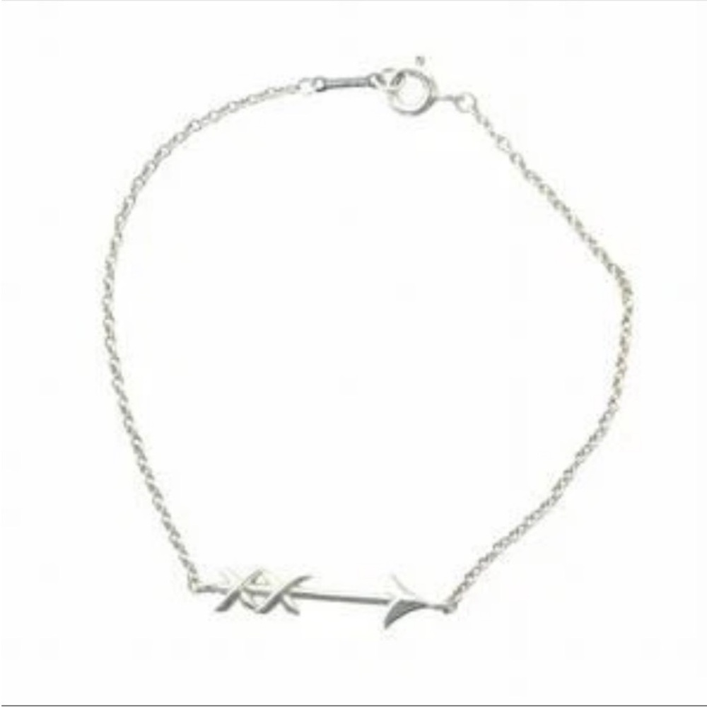 Tiffany & Co  Paloma Picasso .925 Sterling Silver Grafitti Arrow Bracelet 7” - Picture 5 of 6